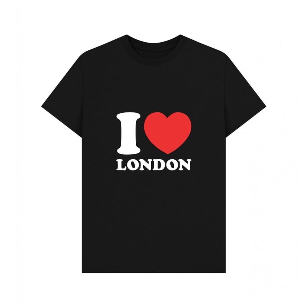 Apoh Unisex Adult I Heart London T-Shirt / Black